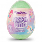 Fizz N' Find Surprise Bath Bomb Vannipomm lastele, mille sees on &uuml;llatus Green