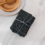 Linen Dishcloth Set of 2 Linasest k&ouml;&ouml;gir&auml;tikute komplekt Forest Green