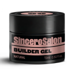 Sincero Salon Solid Builder Gel Mitmeotstarbeline 4-in-1 k&uuml;&uuml;negeel 15ml NATURAL