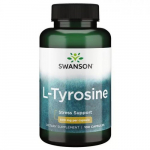 L-Tyrosine 500mg Stress Support Toidulisand L-T&uuml;rosiin 100 kapsulit