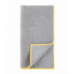 Norwex Textured Kitchen Towel Tekstuurne k&ouml;&ouml;gir&auml;tik (Baclock) 1 tk. Grey with Yellow Trim