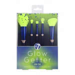 Glow Getter Neon Makeup Brush Set Meigipintslite komplekt Kit
