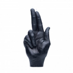 Gun Fingers Candle K&uuml;&uuml;nal Black