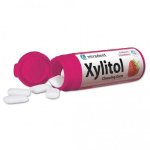 Miradent Xylitol Chewing Gum For Kids Laste n&auml;rimiskumm ks&uuml;litooliga 30 tk Strawberry