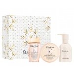 Kerastase Gloss Absolu Cream Holiday Juuksehoolduskomplekt paksudele, kergesti sassis juustele