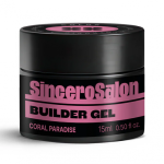 Sincero Salon Color Builder Gel Mitmeotstarbeline 5-in-1 k&uuml;&uuml;negeel 15ml Coral Paradise