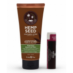 Hemp Seed Lip Balm and Hand & Body Lotion Set Kehahoolduse komplekt