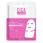 Mitomo 2x Collagen CICA Face and Neck Mask Lehtmask n&auml;ole ja kaelale 33g