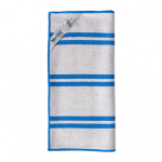 Norwex Bath Towel Vannir&auml;tik (Baclock) Blue/Silver