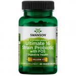 Ultimate 16 Strain Probiotic with FOS Piimhappebakterid, Probiootikumid 16 60 kapslit