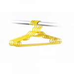 WDO29 Colorful Plastic Hangers For Kids Lastele riidepuud Kollane