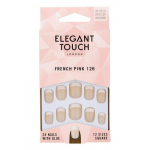 French Pink 126 Square Nails Liimitavad, kunstk&uuml;&uuml;ned Seatud