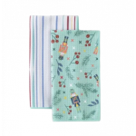 Norwex Tea Towels Teer&auml;tikud 2 tk Nutcracker/Stripes