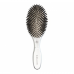 Expert Care Oval Boar Bristles Silver Hairbrush 100% naturaalsete seaharjastega juuksehari