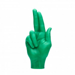Gun Fingers Candle K&uuml;&uuml;nal Green