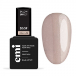 E.MiLac Salon Effect Gel Nail Polish Geelk&uuml;&uuml;nelakk 37 Beige with Glitter