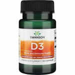 High Potency Vitamin D3 1.000 IU (25mcg) Bone and Immune Health D3-vitamiin 30 kapslit