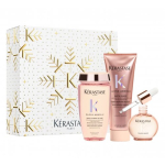 Kerastase Gloss Absolu Holiday Set Juuksehoolduskomplekt pikkadele, kergesti sassis juustele