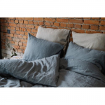 Blue Fog Linen Duvet Cover Set Voodipesu komplekt 200x220 50x70*2