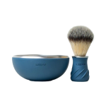 Leaf Shave Shave Bowl & Brush Raseerimiskauss ja hari Glacier