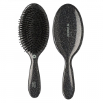Gloss Brush Metsseaharjastest juuksehari Gun Metal Glitter