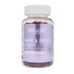 Chic & Love Hair & Nails Forte Toidulisand k&uuml;&uuml;nte ja juuste jaoks 60 kummikommi