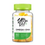 VPLab Nutrition UltraVit Omega + DHA Toidulisand omega-rasvhapped 60 kummikommi