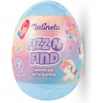 Fizz N' Find Surprise Bath Bomb Vannipomm lastele, mille sees on &uuml;llatus Blue
