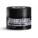 Sincero Salon Easy Fluid Builder Gel Maskeeriv geel 15ml Soft White