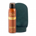 Sun Makeup Glam Body Mousse Dark (DHA 6%) + Mitt Isepruunistav vaht + kinnas