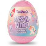 Fizz N' Find Surprise Bath Bomb Vannipomm lastele, mille sees on &uuml;llatus Roosa