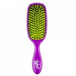Retail Shine Enhancer Brush Juuksehari naturaalsete harjastega Purple
