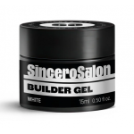 Sincero Salon Builder Gel Universaalne tiksotroopne ehitusgeel 15ml White