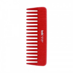 Natural Small Hair Comb with Wide Teeth Juuksekamm Punane
