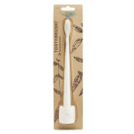 Hambahari koos alusega Valge