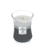 WoodWick Warm Woods Trilogy L&otilde;hnak&uuml;&uuml;nal Medium