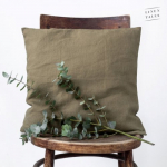 Linen Cushion Cover Linasest padjakate Martini Olive