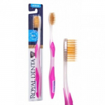 Gold Medium Toothbrush Hambahari keskmise pehmusega Pink