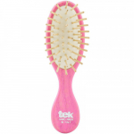 Natural Small Purse Hairbrush Juuksehari Roosa