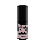 Sincero Salon Glass Fiber Base Coat Klaaskiust geelk&uuml;&uuml;nelaki alus 6ml Cover Pale