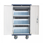 Techly  I-CABINET-30DUTY portable device management cart/cabinet White, Blue | 108880 | 8051128108880