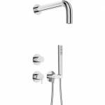 Deante Concealed shower set with hand shower | NQS_09XK | 5907650819172