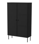 Cama MEBLE Cama Display case PALAZZO BIS 100x39x166 matte black | PALAZZO 400027 | 5903815010330