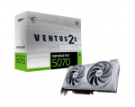 MSI  GeForce RTX5070 VENTUS 2X OC White NVIDIA GeForce RTX 5070 12 GB GDDR7 | RTX 5070 12G VENTUS 2X OC WHITE | 4711377308243