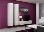 Cama MEBLE Cama Living room cabinet set VIGO 9 white/white gloss | VIGO 9 BI/BI