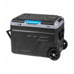 TEESA Profesjonalna lod&oacute;wka turystyczna kompresorowa  z funkcją mrożenia 50L DC12/24 AC 230V, duże koła i solidna rączka , Bluetooth, możliwość zasilania baterią | TSA6005 | 5901890127295