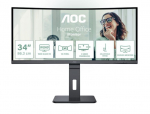 AOC CU34P3CV computer monitor 86.4 cm (34") 3440 x 1440 pixels UltraWide Quad HD LED Black | CU34P3CV | 4038986110730