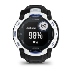 Garmin  Instinct 2.79 cm (1.1") MIP 50 mm Digital 176 x 176 pixels Touchscreen Black, White GPS (satellite) | 010-02935-03 | 0753759357115