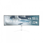 Arozzi Nova 49&rdquo; Curved computer monitor 124.5 cm (49") 5120 x 1440 pixels Dual QHD LED White | 548641 | 0850072937014