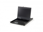 LevelOne 19" Widescreen LCD KVM Rack Console, DE Keyboard | KVM-8901DE | 4015867186220
